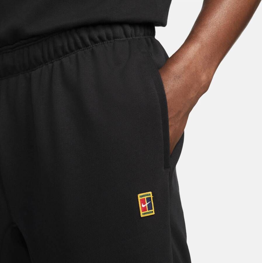 Nike Court Heritage Tennisbroek van sweatstof voor heren Zwart