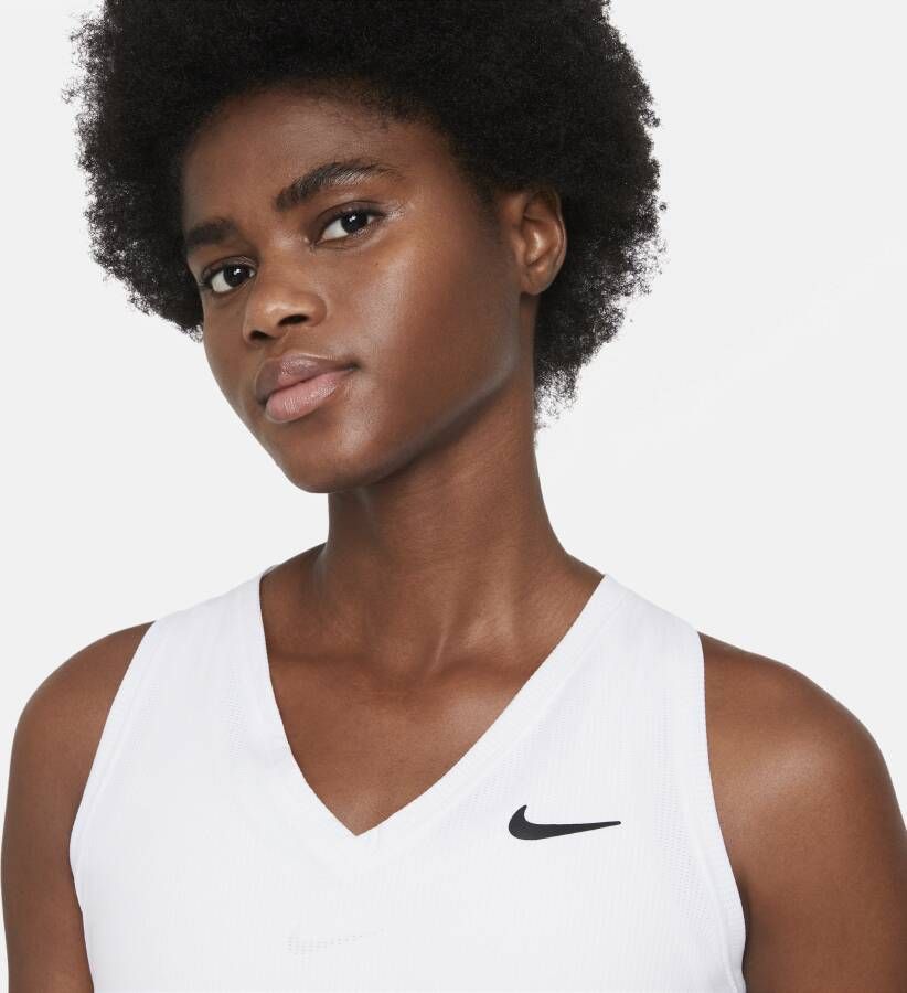 Nike Court Victory Tennistanktop voor dames Wit