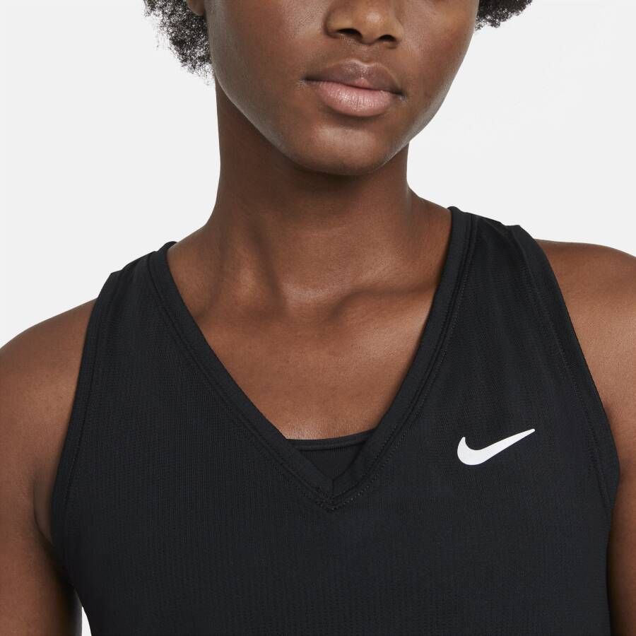 Nike Court Victory Tennistanktop voor dames Zwart