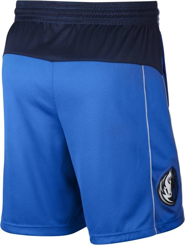 Nike Dallas Mavericks Icon Edition Swingman NBA-herenshorts Blauw