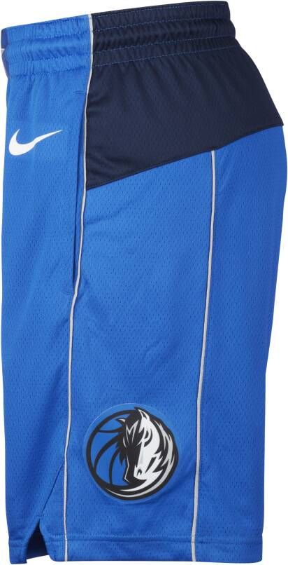 Nike Dallas Mavericks Icon Edition Swingman NBA-herenshorts Blauw - Foto 3