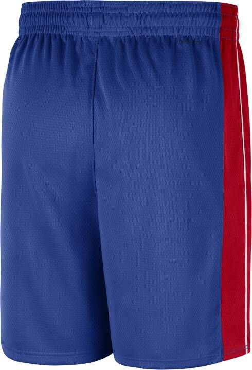 Nike Detroit Pistons Icon Edition Swingman NBA-herenshorts met Dri-FIT Blauw