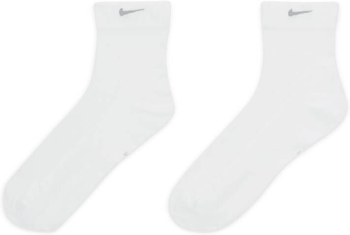 Nike Doorschijnende enkelsokken voor dames (1 paar) Wit