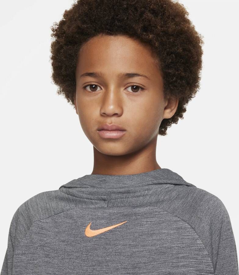 Nike Dri-FIT Academy Voetbalhoodie voor kids Zwart