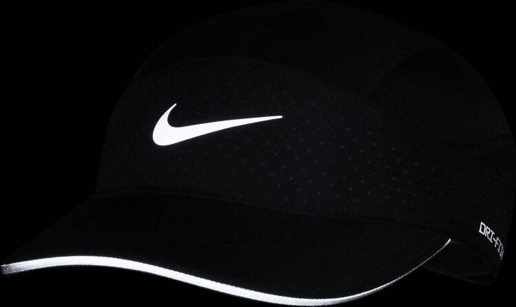 Nike Dri-FIT ADV Fly ongestructureerde reflecterende pet Zwart - Foto 3
