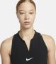Nike Zwarte Tennisjurk Dx1427 Black Dames - Thumbnail 4