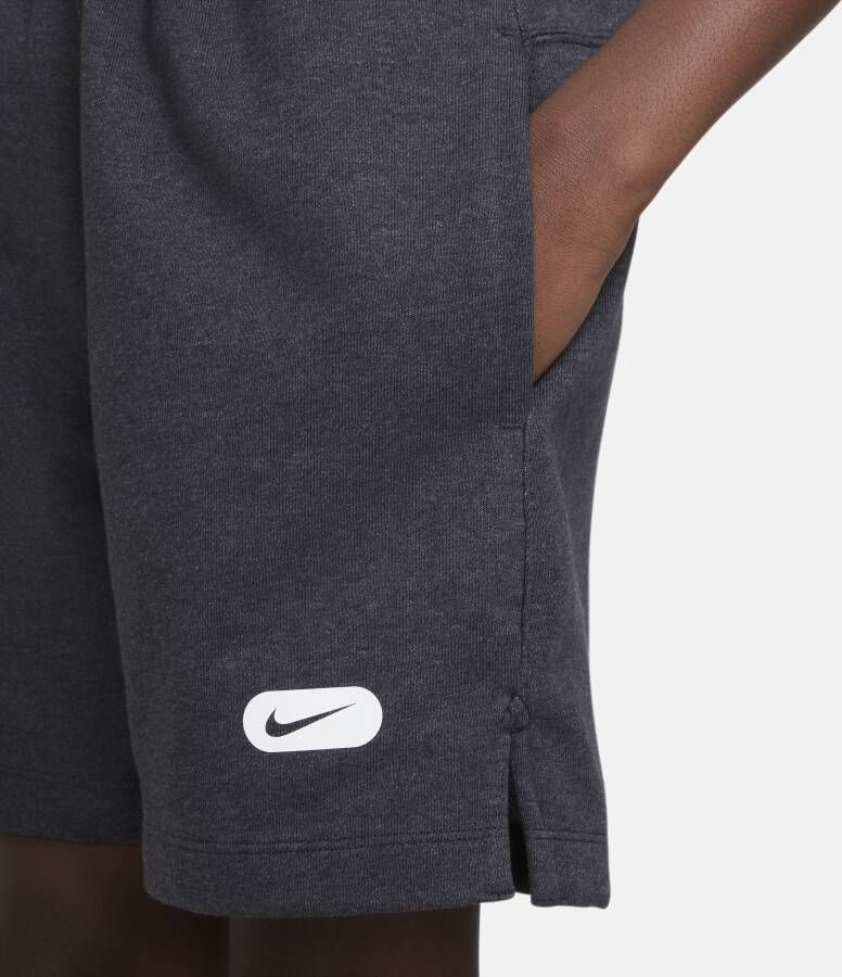 Nike Dri-FIT Athletics Trainingsshorts van fleece voor jongens Zwart