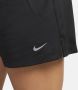 Nike Attack ongevoerde fitnesshorts met Dri-FIT en halfhoge taille voor dames (13 cm) Zwart - Thumbnail 5
