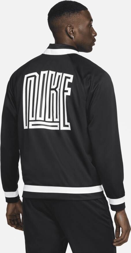 Nike Dri-FIT Basketbaljack voor heren Zwart