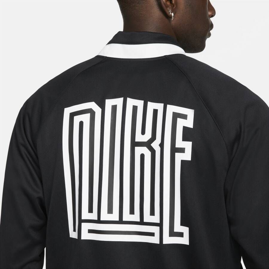 Nike Dri-FIT Basketbaljack voor heren Zwart