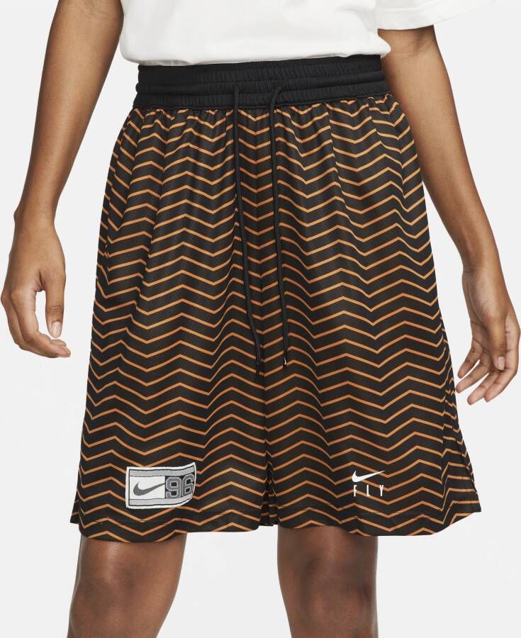 Nike Dri-FIT Basketbalshorts voor dames Oranje