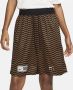Nike Mesh Basketbalshorts Monarch Zwart Wit Brown Dames - Thumbnail 2