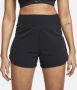 Nike Bliss Dri-FIT fitnessshorts met hoge taille en binnenbroekje voor dames (8 cm) Zwart - Thumbnail 2