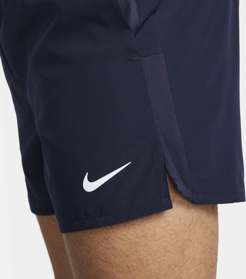 Nike Challenger Dri-FIT hardloopshorts met binnenbroek voor heren (13 cm) Blauw