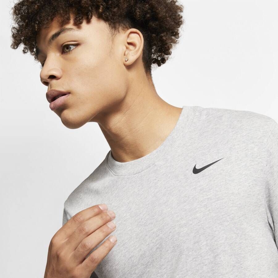 Nike Dri-FIT Fitness T-shirt voor heren Grijs - Foto 3
