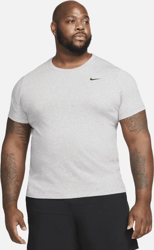 Nike Dri-FIT Fitness T-shirt voor heren Grijs - Foto 5