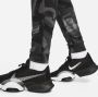 Nike Dri-FIT fitnessbroek met taps toelopend design en camouflageprint voor heren Zwart - Thumbnail 5