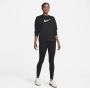 Nike Dri-FIT Get Fit Trainingsshirt met ronde hals en graphic voor dames Zwart - Thumbnail 4