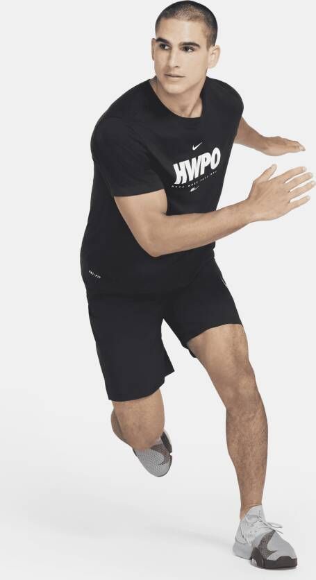 Nike Dri-FIT 'HWPO' Trainingsshirt voor heren Zwart