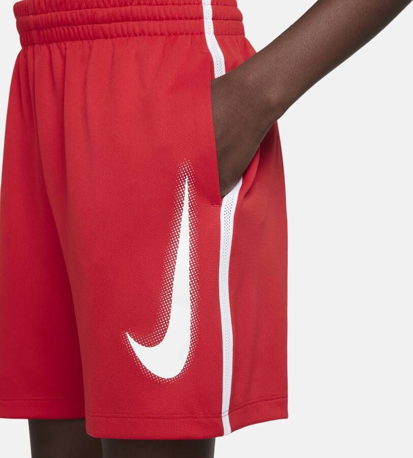 Nike Multi Dri-FIT trainingsshorts met graphic voor jongens Rood