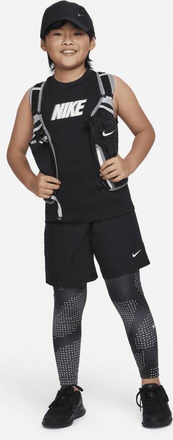 Nike Dri-FIT Multi+ Trainingstop zonder mouwen voor jongens Zwart
