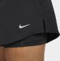 Nike One Dri-FIT 2-in-1 damesshorts met hoge taille (8 cm) Zwart - Thumbnail 7