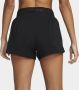 Nike One Dri-FIT damesshorts met halfhoge taille en binnenbroekje (8 cm) Zwart - Thumbnail 3