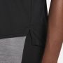 Nike Dri-FIT One Damestop met standaardpasvorm en korte mouwen Zwart - Thumbnail 6