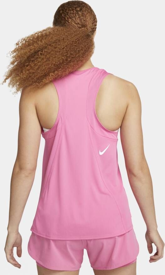 Nike Dri-FIT Race Hardloopsinglet voor dames Roze
