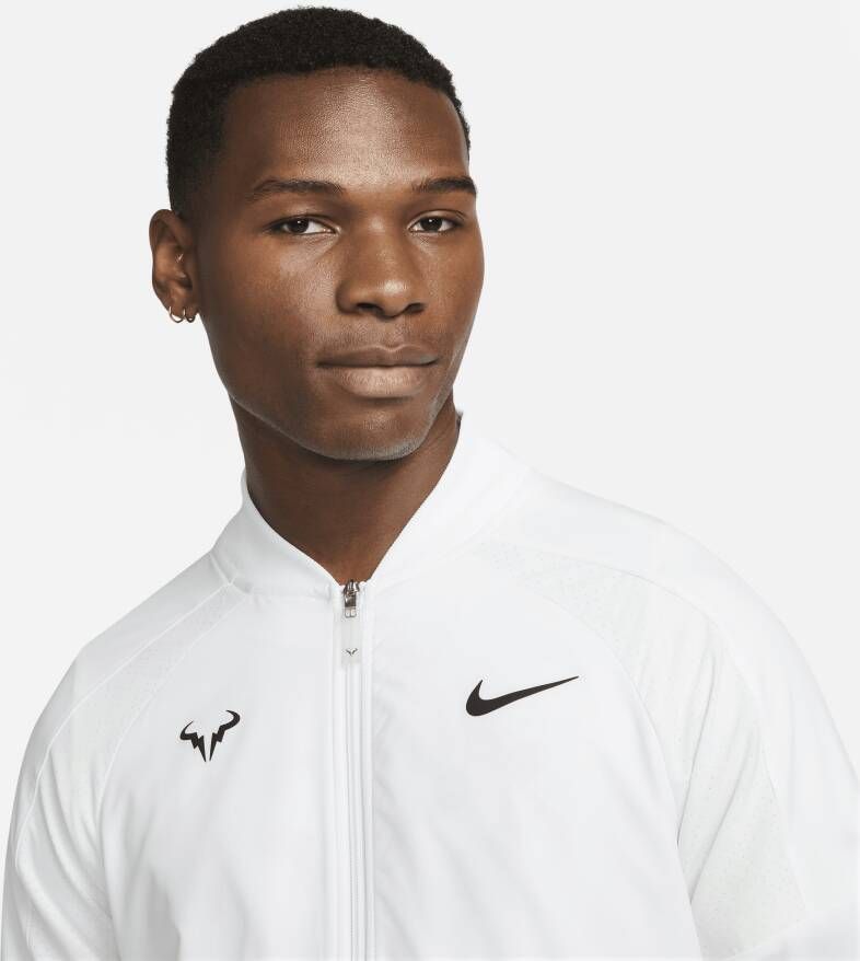 Nike Dri-FIT Rafa Tennisjack voor heren Wit