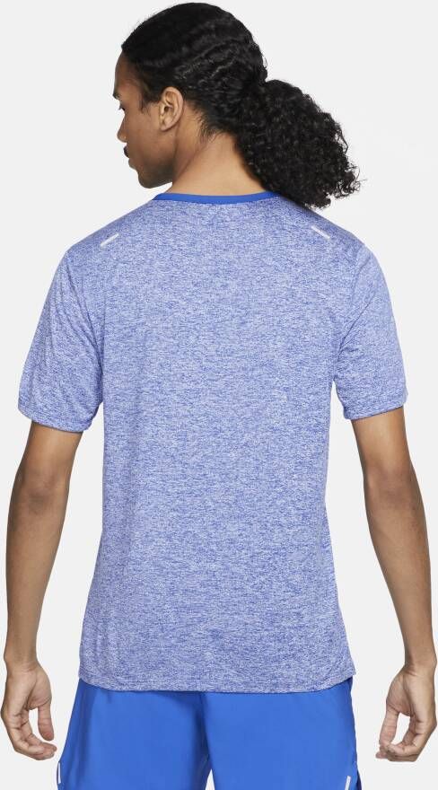 Nike Rise 365 Dri-FIT hardlooptop met korte mouwen voor heren Blauw - Foto 2