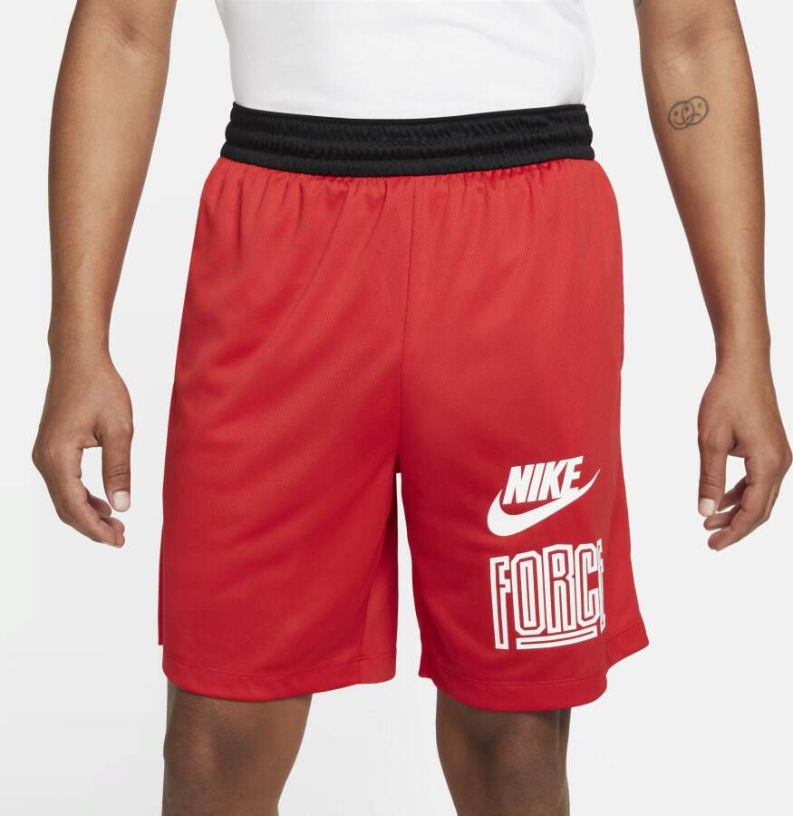 Nike Dri-FIT Starting 5 Basketbalshorts voor heren Rood