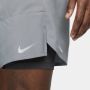 Nike Stride Dri-FIT 2-in-1 hardloopshorts voor heren (18 cm) Grijs - Thumbnail 5
