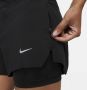 Nike Dri-FIT Swift 2-in-1 hardloopshorts met halfhoge taille en zakken voor dames (8 cm) Zwart - Thumbnail 5