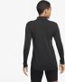 Nike Dri-FIT Swift hardlooptop van wol met lange mouwen voor dames Zwart - Thumbnail 2