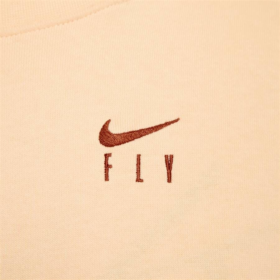 Nike Dri-FIT Swoosh Fly Standard Issue Basketbalhoodie voor dames Oranje