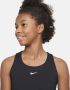 Nike Swoosh tanktop-sport-bh voor meisjes Zwart - Thumbnail 2