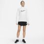 Nike Dri-FIT Swoosh Tussenlaag voor hardlopen met korte rits en lange mouwen voor dames Wit - Thumbnail 5