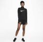 Nike Dri-FIT Swoosh Tussenlaag voor hardlopen met korte rits en lange mouwen voor dames Zwart - Thumbnail 4