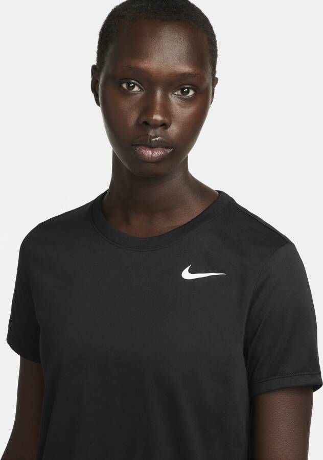 Nike Dri-FIT T-shirt voor dames Zwart