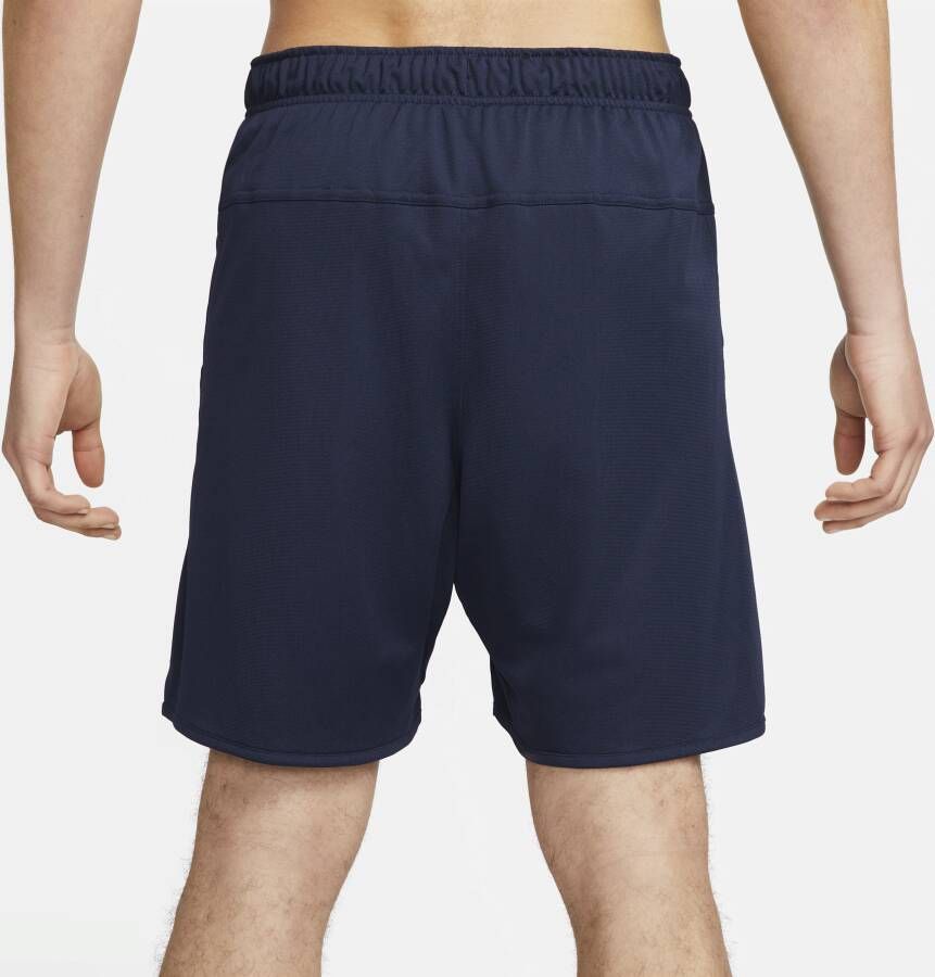 Nike Totality Dri-FIT multifunctionele niet-gevoerde herenshorts (18 cm) Blauw