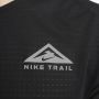 Nike Trail Solar Chase hardlooptop met korte mouwen en Dri-FIT voor heren Zwart - Thumbnail 4