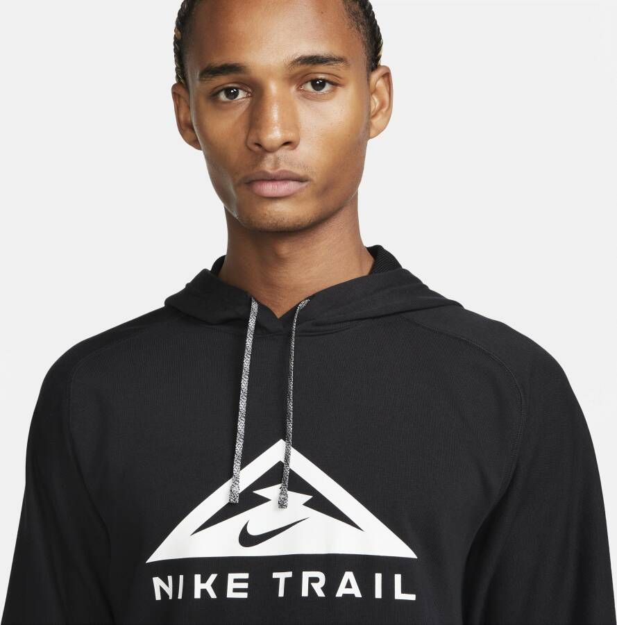 Nike Trail Magic Hour hardloophoodie met Dri-FIT voor heren Zwart