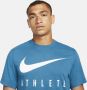 Nike Dri-FIT Trainingsshirt voor heren Blauw - Thumbnail 3
