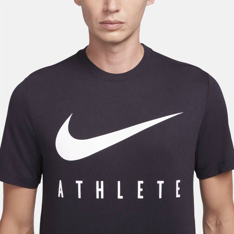 Nike Dri-FIT Trainingsshirt voor heren Zwart