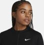 Nike Dri-FIT UV Advantage damestop met rits over de hele lengte Zwart - Thumbnail 2