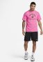 Nike Dri-FIT UV Hyverse Fitnesstop met korte mouwen voor heren Roze - Thumbnail 3