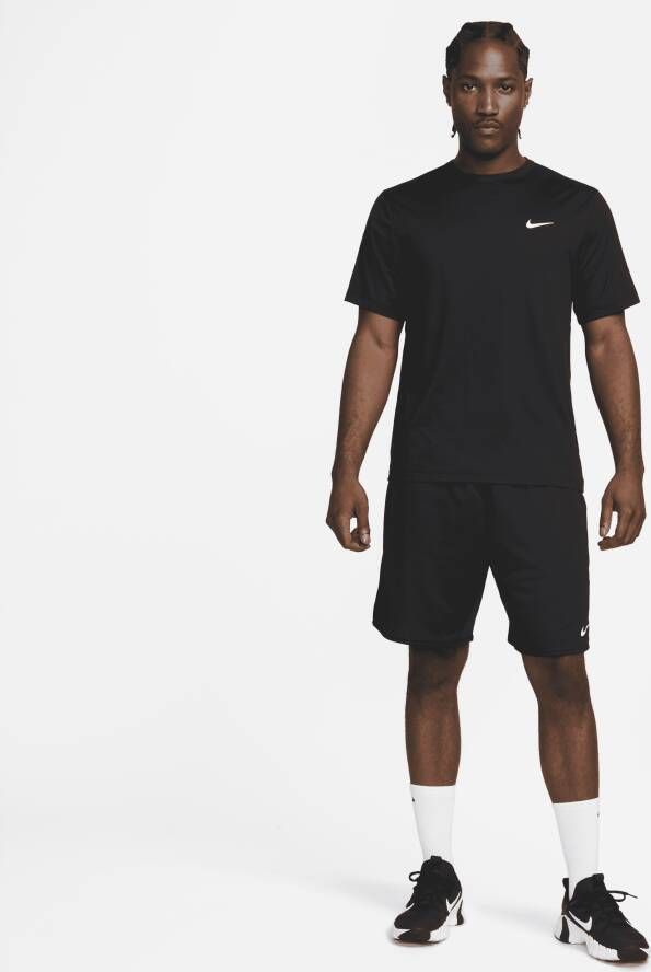 Nike Hyverse Dri-FIT UV multifunctionele herentop met korte mouwen Zwart