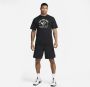 Nike Dri-FIT UV Hyverse Fitnesstop met korte mouwen voor heren Zwart - Thumbnail 4