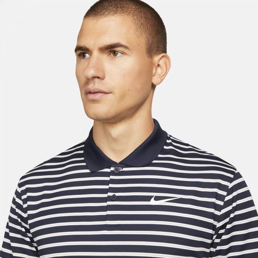 Nike Dri-FIT Victory golfpolo met strepen voor heren Blauw - Foto 2